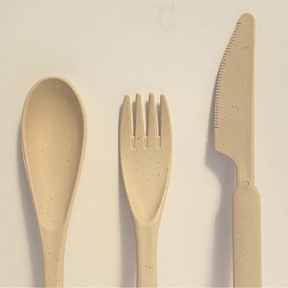 Portable Flatware Cutlery Set With Case New
